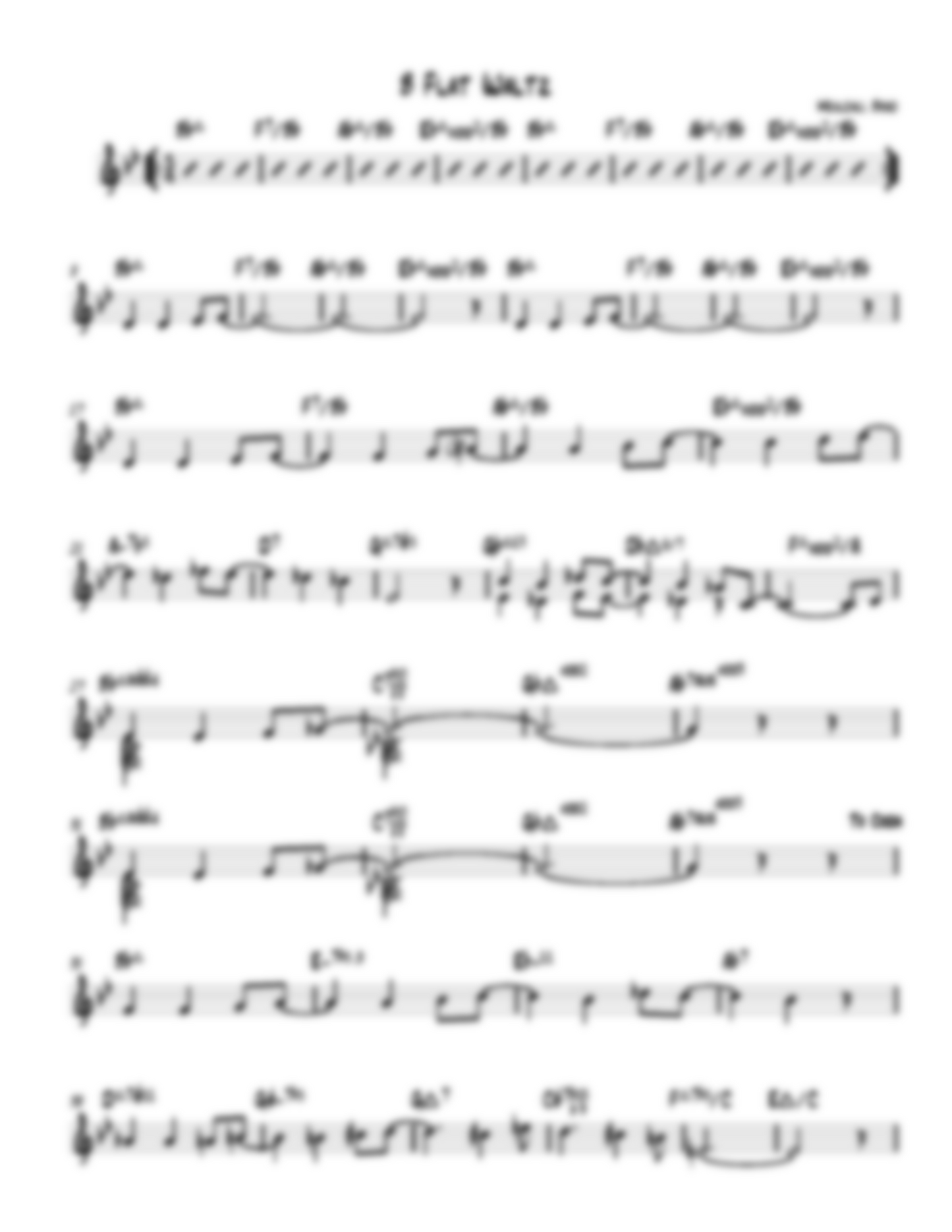 B-Flat Waltz