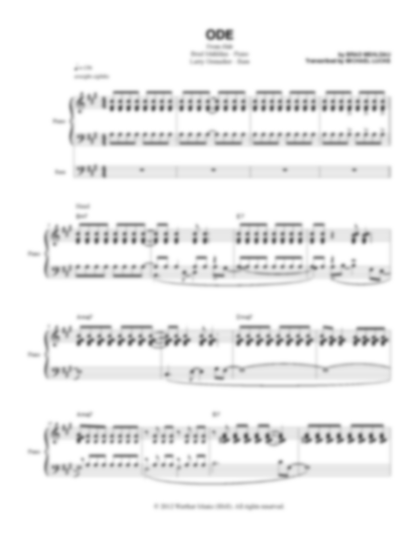 Ode (Transcription)