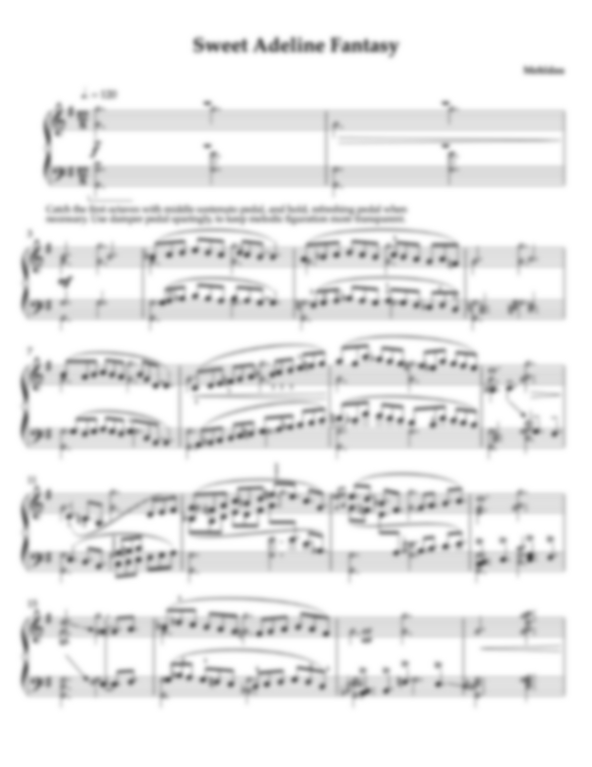 Sweet Adeline Fantasy
