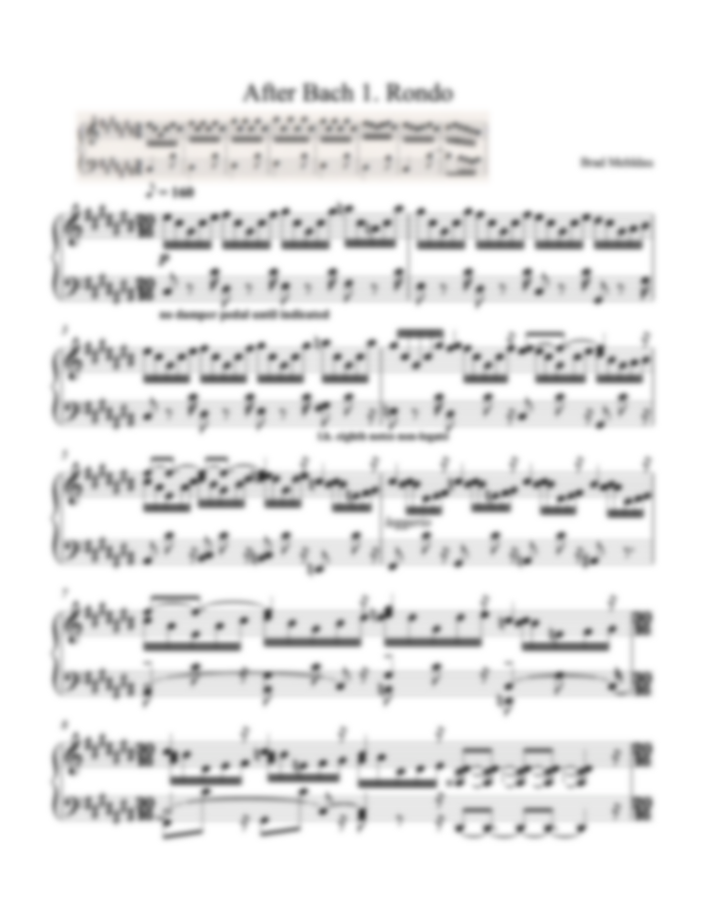 Three Pieces After Bach