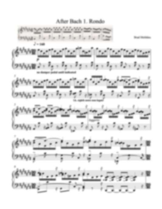 Three Pieces After Bach
