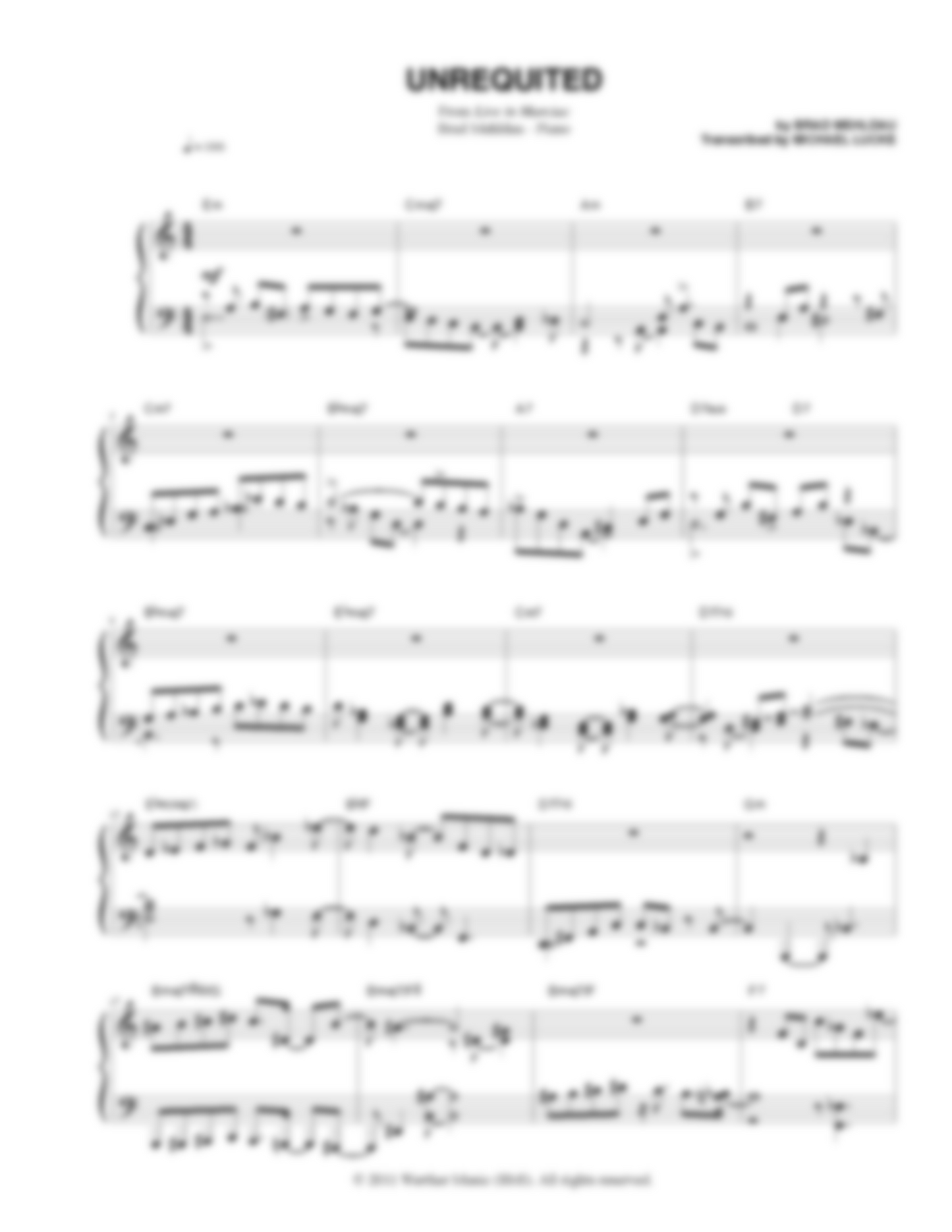 Unrequited (Transcription)