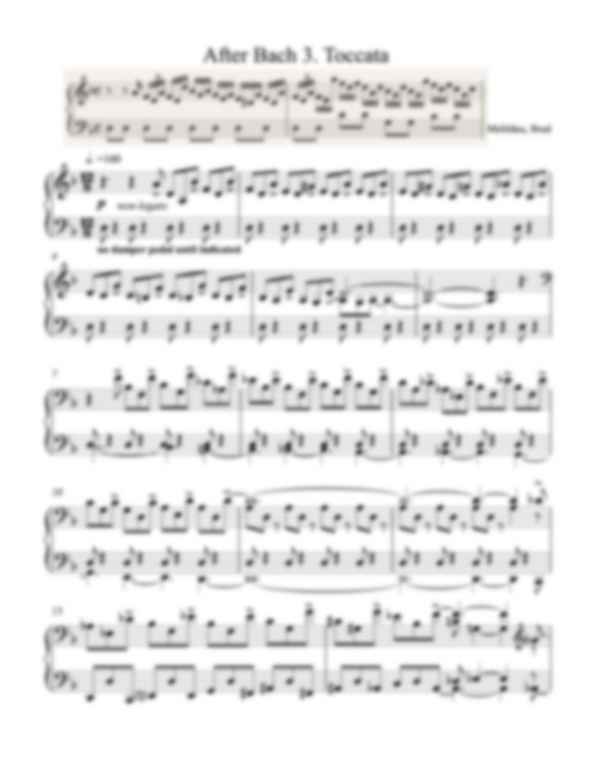 After Bach 3. Toccata