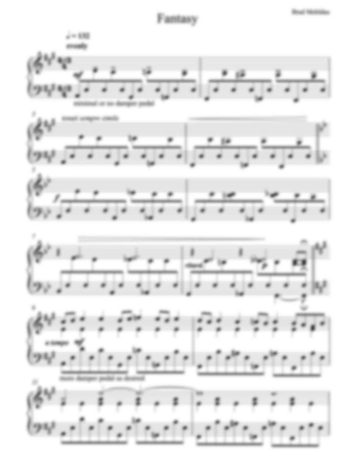 Fantasy for Piano