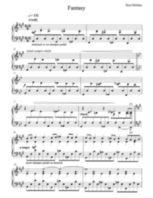 Fantasy for Piano