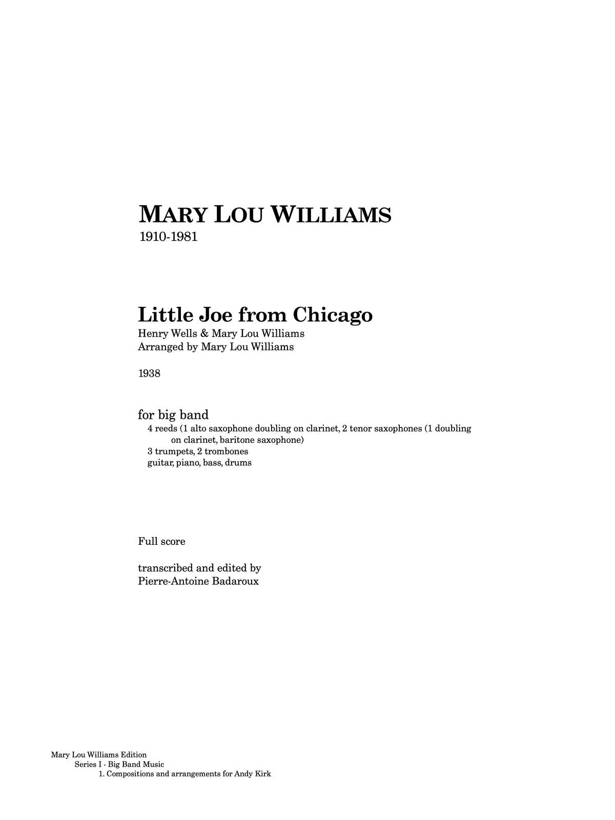 I.1 - Little Joe from Chicago (1938)